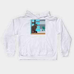 Cat at the Window Kids Hoodie